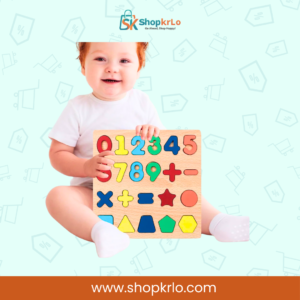 Shape sorting activity that improves focus and hand-eye coordination