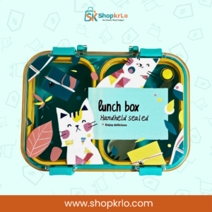 Open bento sections showing separated compartments for kids snacks and lunch.