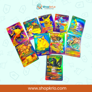 Foil cards displayed in binder sleeves for neat collecting and trading.