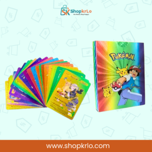 Close-up showing multi-colour foil shine and clean card edges.