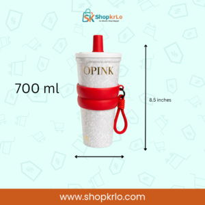 Size guide showing 700ml capacity and approximate 8.5-inch tumbler height