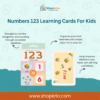 Front packaging of Numbers 123 Learning Cards For Kids with 36 cards