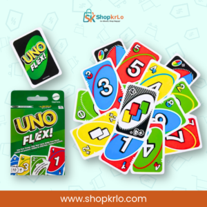 UNO Flex family card game arranged for children and adult players