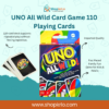 UNO All Wild Card Game 110 Playing Cards retail box front view