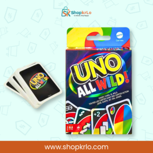 Imported UNO All Wild 110-card pack with compact colourful retail packaging