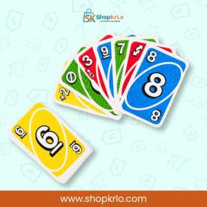 Colourful UNO number cards arranged in a fan for quick matching