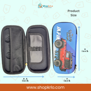 Adventure Car Geometry Box size guide showing nine by four inch case